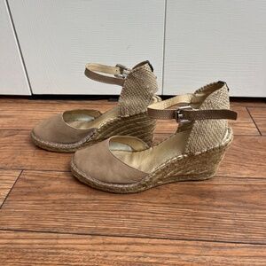 Rudsak Neutral Leather Espadrilles 38